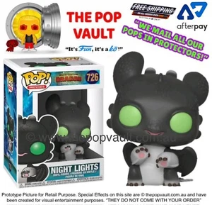 FUNKO POP VINYL MOVIES HOW TO TRAIN YOUR DRAGON 726 NIGHT LIGHTS + PROTECTOR - Bild 1 von 7