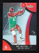 2007-08 Topps Finest Refractor Bill Russell #44 HOF