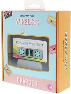 Fizz Creations Wireless Charger Cassette Tape Retro Design Multicoloured - Picture 1 of 4