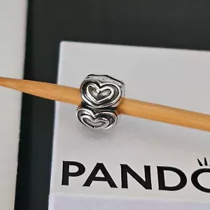 Pandora You're In My Heart Sterling Silver Clip Charm 790959 Free Post - Picture 1 of 15