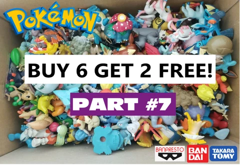 PART #7 GET 2 FREE FIGURES! Official Pokemon Center Tomy Nintendo Bandai READ Cover