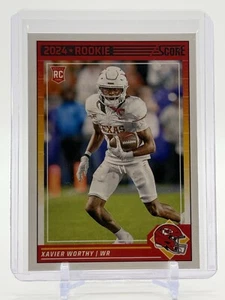 2024 Score XAVIER WORTHY #324 Rookie Card (RC) Kansas City Chiefs - Picture 1 of 2