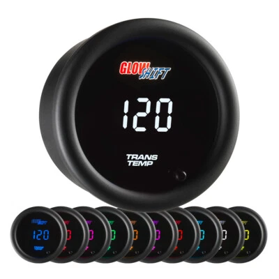 GlowShift 10 Color Digital Transmission Temperature Gauge - Image 1 of 4