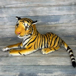Peluche tigre peluche selvaggio realistico - Foto 1 di 9