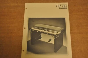 Yamaha CP-30 Electronic Piano catalog, pamphlet, brochure. ca 1970's - Picture 1 of 10