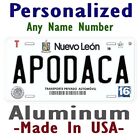 Plaque d'immatriculation de voiture nouveauté personnalisée Apodaca Nuevo Leon Mexico Any Name