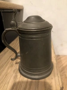 Antique DUNHILL RARE SILVER PEWTER PIPE TOBACCO HUMIDOR JAR - Picture 1 of 2