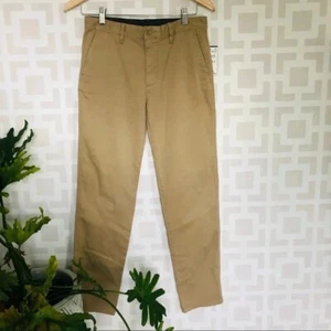 1901 Boys Chino Pants Slim Straight Khaki Chino Pants Boys 16 NWT - Picture 1 of 5