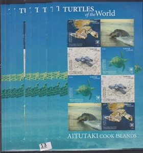 LJ 10X AITUTAKI 2020 - MNH - TORTUGA - ANIMALES - Imagen 1 de 1