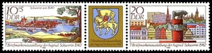 EBS East Germany DDR 1982 - Youth Stamp Exhibition - Michel 2722-2723 ZD - MNH** - Picture 1 of 1