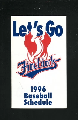 Phoenix Firebirds--1996 Pocket Schedule--Circle K--Giants Affiliate - Image 1 of 2