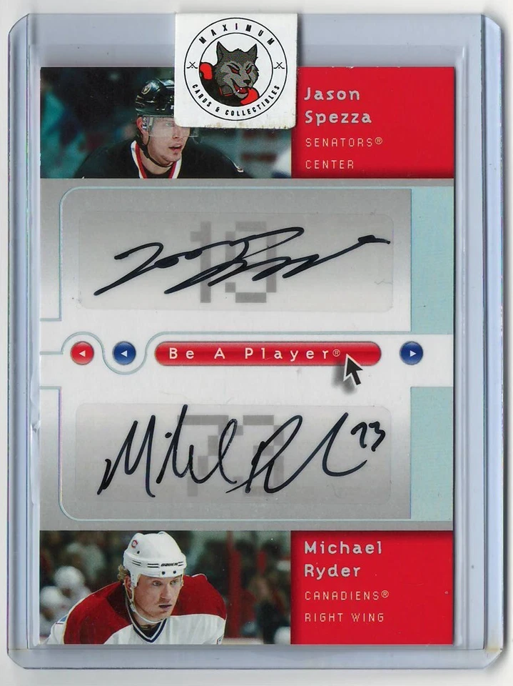 05/06 Be A Player Autographs Jason Spezza/Michael Ryder [Senators/Canadiens] - Image 1 of 1