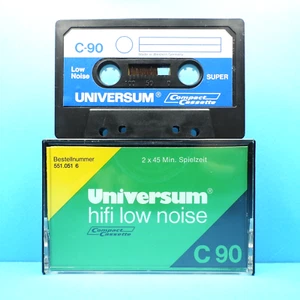 🦩 1x UNIVERSUM hifi low noise C 90 * Type 1 * Cassette Kassette кассета * 1974 - Bild 1 von 3