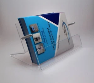 Supporto per depliant, supporto per volantini DIN A 6 orizzontale, display - Foto 1 di 2