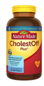 Nature Made 210 Softgels CholestOFF Plus, EXP 12/26+Free Shipping - Picture 1 of 2