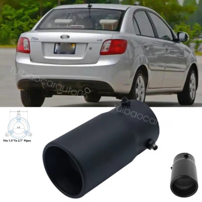 For KIA Rio Soul Car Exhaust Pipe Rear Tail Throat Muffler Stainless Steel - Imagem 1 de 4