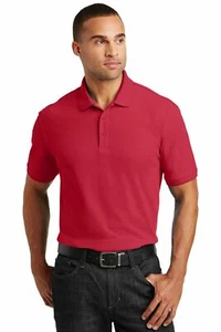 NEW Port Authority Mens 3 Button Placket Core Classic Pique Polo Shirt M-K100 - Picture 1 of 35