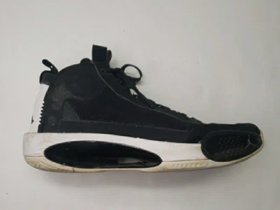 Jordan 34 Eclipse 2019 AR3240-001 Size 8.5 Black/White Nike Basketball XXXIV - Image 1 of 4