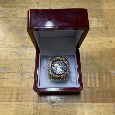 Alex Ovechkin - 2018 Washington Capitals Stanley Cup Ring W Wooden Display Box Cover