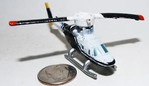 Small Micro Machine Plastic Bell 222 Helicopter marked Texas Highway Patrol - Picture 1 of 4