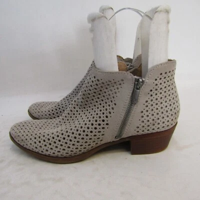 Lucky Brand женщин размер 9 M коричневый замши перфорированный лодыжки модные ботинки ботинок - Изображение 1 из 4