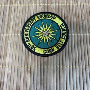 Boy Scouts 1969 Corn Belt Council 50th Anniversary Patch Vintage Sew On - Picture 1 of 3