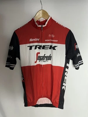 Jersey de ciclismo Santini TREK Segafredo Bontrager | Para hombre | Rojo/Negro | XL | Nuevo - Imagen 1 de 4
