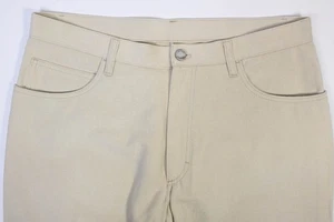 Pantalones de mezclilla para hombre Loro Piana arena/beige algodón 5 bolsillos 36 Italia Nuevo de Lote Antiguo - Imagen 1 de 13