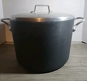 Magnalite GHC 12 Qt Forno Olandese Alluminio Anodizzato Duro Stock Pentola con Coperchio! Grande vintage - Foto 1 di 4