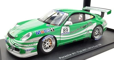 Autoart 1/18 Scale Diecast 80682 - Porsche 911 997 GT3 Cup 2006 - VIP/Green - Image 1 of 4