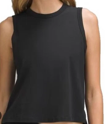 Lululemon Top Women 6 Black Classic-Fit Cotton-Blend Active Workout Gym LW1DGZS - Image 1 of 4