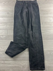 Jeans Vintage Levi's 550 Relaxed Fit Uomo 32 X 36 Nero Denim Levis - Foto 1 di 9