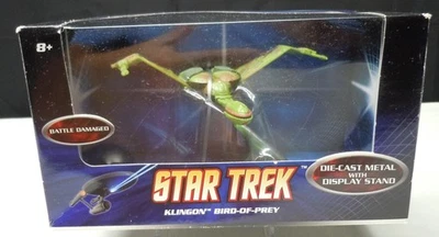 Hot Wheels Diecast Star Trek Battle Damaged Klingon Bird Of Prey 2008 P8521 Foto 1 de 4