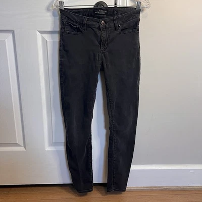 Pantalones de mezclilla para mujer Lucky Brand negros ajustados talla 6/28 Foto 1 de 4