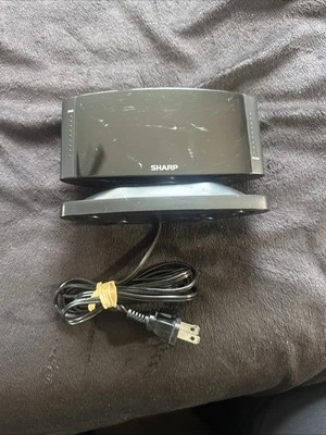 Sharp LED Digital Alarm Clock, Swivel Base, Black Case, Red Display, SPC033A - Image 1 of 4