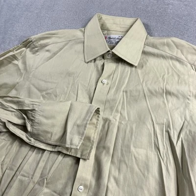 Turnbull & Asser Shirt Men's 16 41 Yellow French Cuff Collar - Image 1 of 4