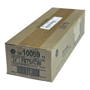 (24) 10059 GE F8T5/CW G5 4100K 8W Linear 12” Fluorescent Lamp T5 Bulbs - Picture 1 of 2