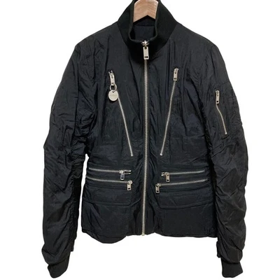 Chaqueta de plumón reversible DIESEL, talla S, negra Mujer USADA Foto 1 de 4