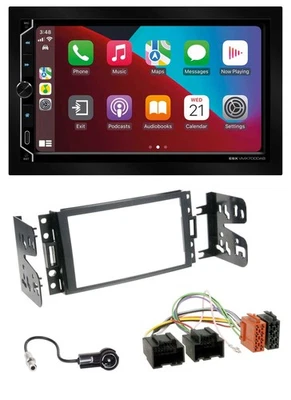 ESX 2DIN DAB USB MP3 Bluetooth Autoradio für Chevrolet Corvette Uplander 05-13 - Bild 1 von 4