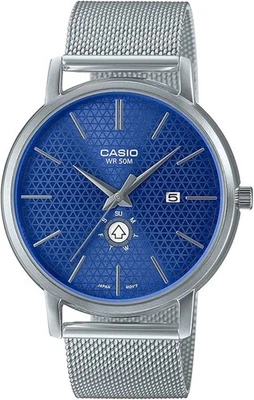 Casio MTP-B125M-2AVEF Orologio Da Polso Analogico Uomo Quadrante Blu - Immagine 1 di 4