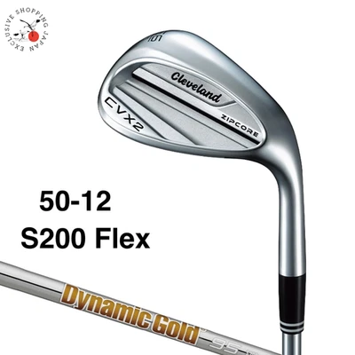 Cleveland CVX 2 ZIPCORE Wedge Club 50-12 Dynamic Gold 95 Steel Shaft S200 Flex - Image 1 of 4