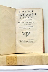 LIVRE ANCIEN OVIDE 2 TOMES OPERA EX RECENSIONE VENISE 178 - Imagen 1 de 8