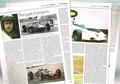 old Jack BRABHAM Racing History Article / Photos / Pictures - Image 1 of 2