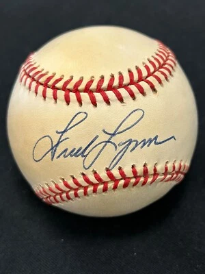 Fred Lynn Signed Auto Baseball Boston Red Sox  - Image 1 of 3