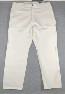 Dickies Men's Utility Painters Pants White Relaxed fit Size 42x32 - Picture 1 of 11