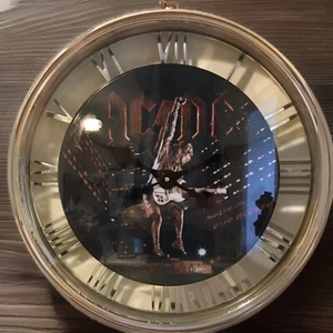 AC/DC EXCLUSIVE 17” PICTURE DISC SOUVENIR GIFT CLOCK - Picture 1 of 7