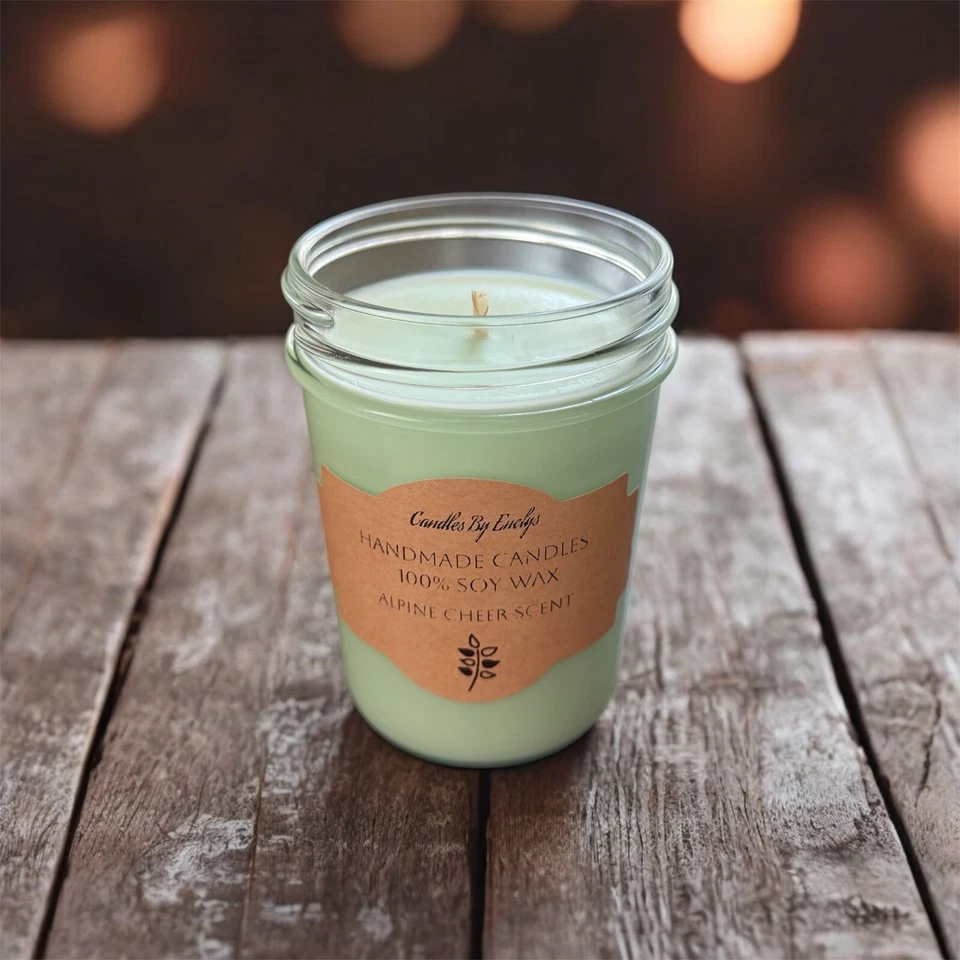 Velas artesanales 100 % cera de soja con aromas relajantes - perfectas para regalos Foto 1 de 4