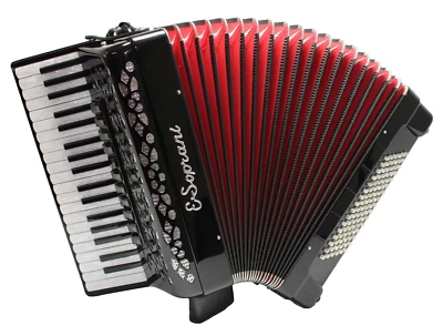 Akkordeon , E Soprani,  964 kcm BK , 96 Bass, 4 chörig , TOP , NEUWARE - Bild 1 von 4