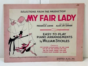 My Fair Lady Movie Songs **Easy to Play** EZ Piano Lyrics Vocal Sheet Music - Picture 1 of 11