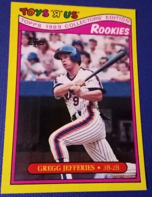 1989 Topps Toys R Us Rookies Gregg Jefferies #15  New York Mets ⚾ FREE SHIPPING⚾ - Image 1 of 2